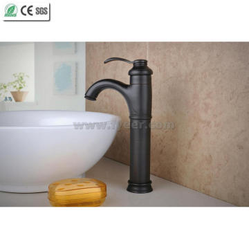 Black Bibcock Orb Brass Decktop Basin Faucet (Q14604HB)